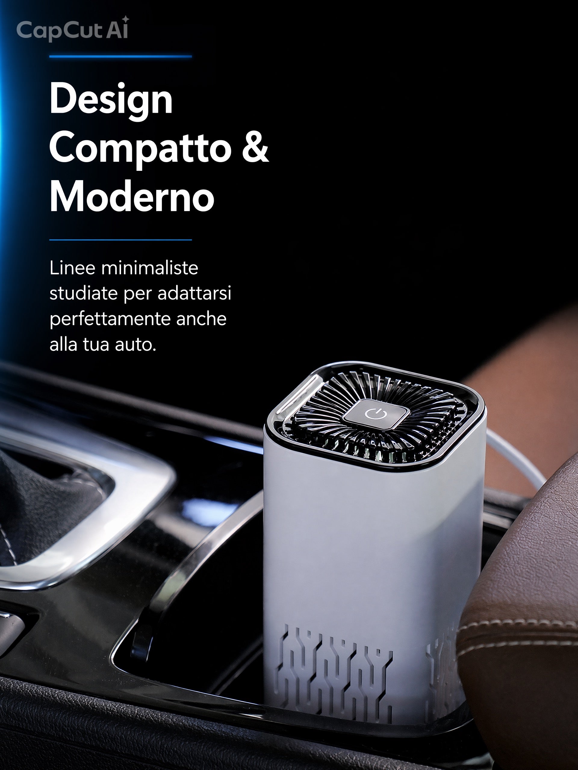 Purificateur d'Air Portable Flowgrid™ – Ioniseur à Ions Négatifs pour Voiture et Maison