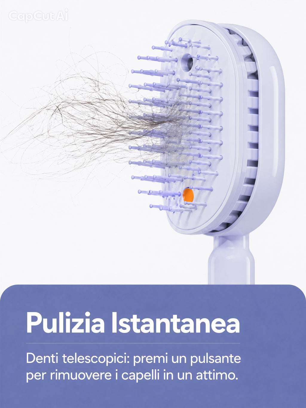 "Brosse professionnelle à nébulisation – Traitement hydratant profond et massage capillaire